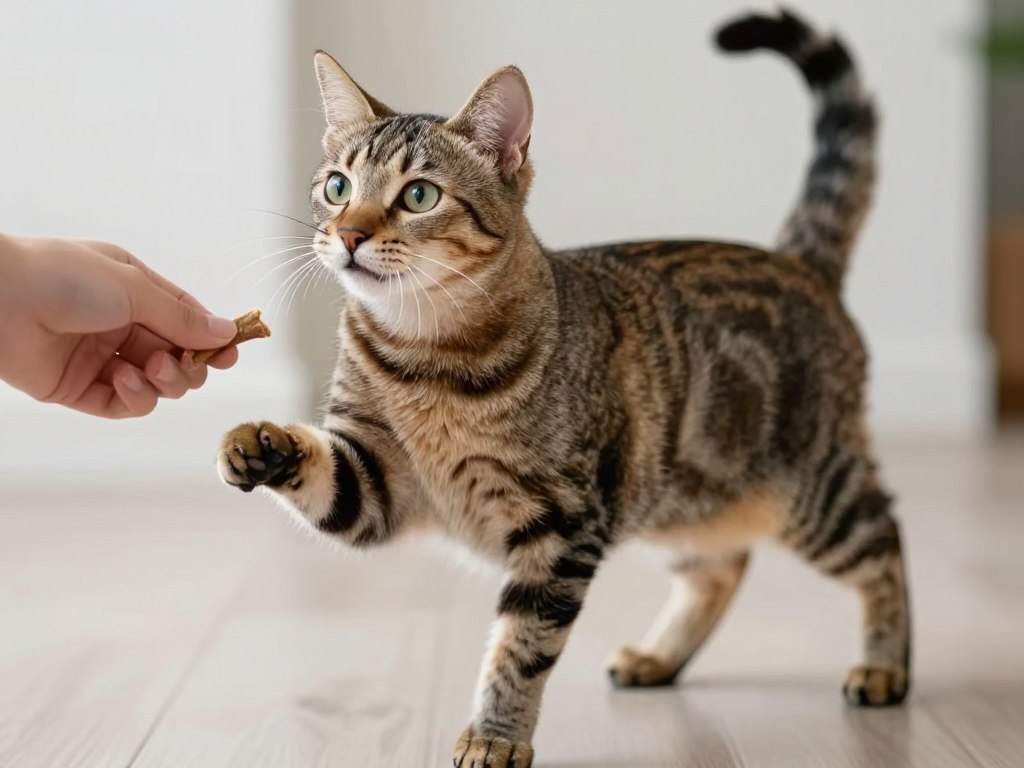 American Bobtail learning trick or command