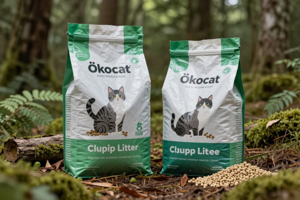 Ökocat natural wood cat litter products