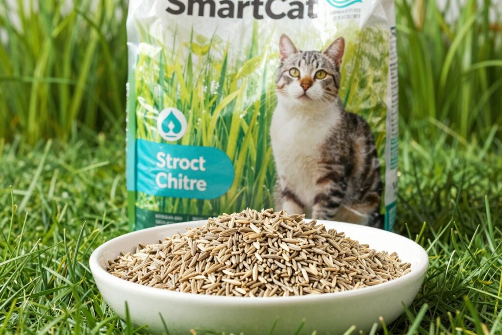 SmartCat natural grass cat litter