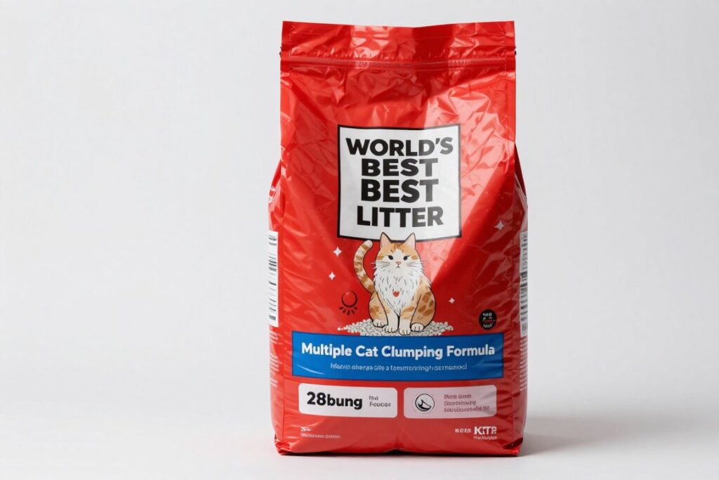 World's Best Cat Litter Multiple Cat formula bag