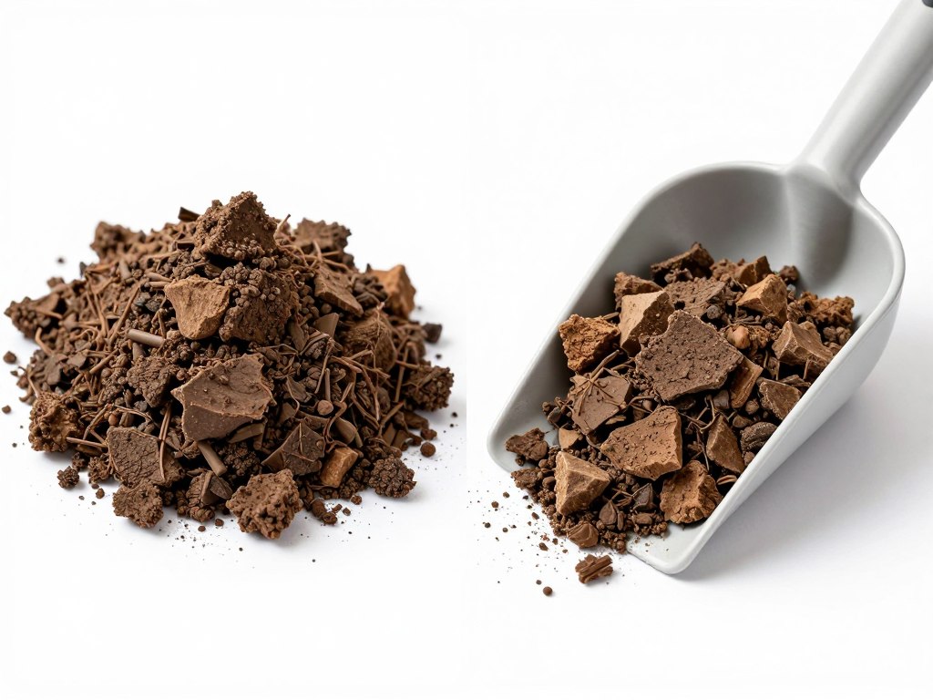 demonstration of strong versus weak clumping litter performance