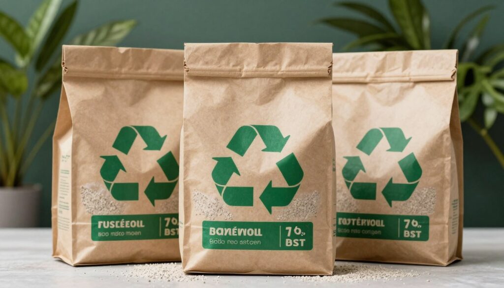 eco-friendly cat litter packaging and recycling