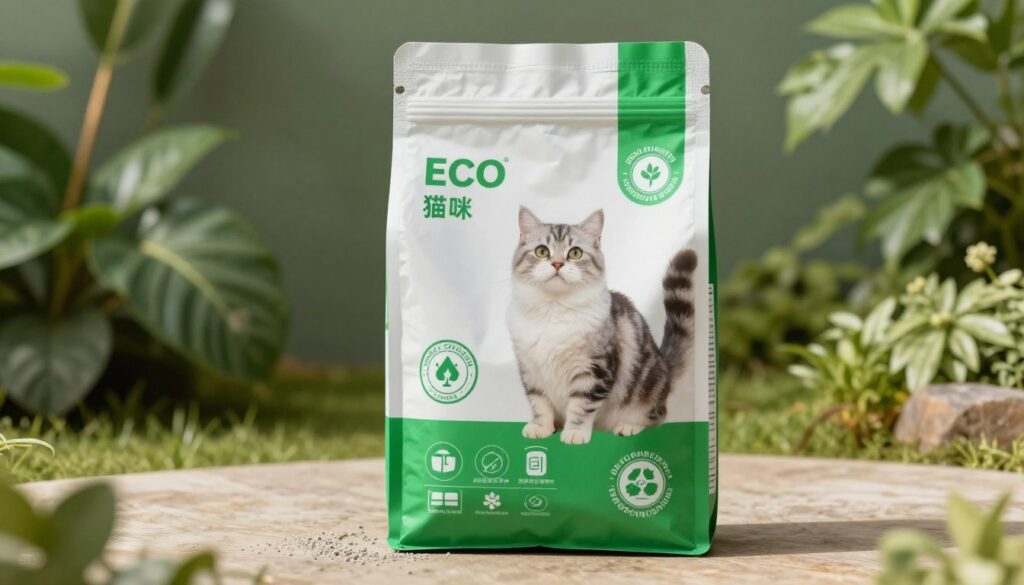 eco-friendly cat litter products with sustainability certifications